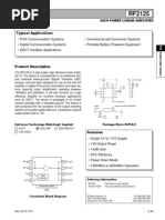 Rf2125 Linear Amplifier