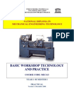 Mec 113 Basic Workshop Technology 1