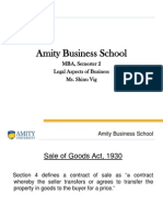 Amity Business School: MBA, Semester 2 Legal Aspects of Business Ms. Shinu Vig