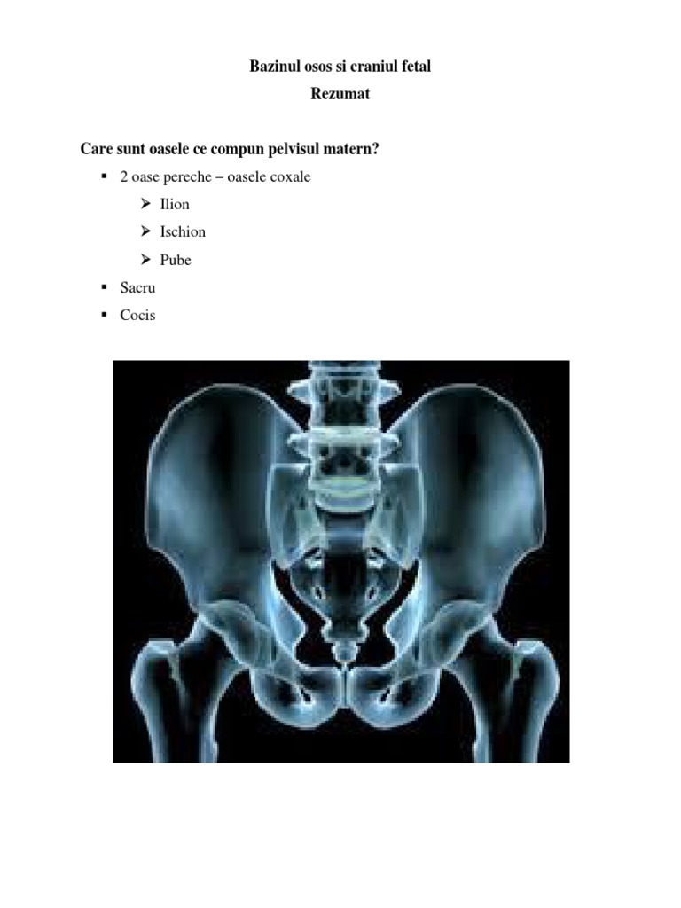Regularity Invite weight Bazinul Osos Si Craniul Fetal Rezumat | PDF