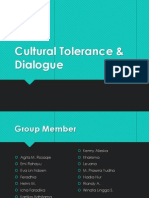 Cultural Tolerance 