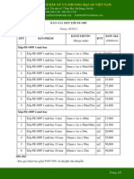 Báo giá mút xốp PE OPP