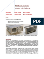 PC2193 Basic Electronics Introduction To The Oscilloscope