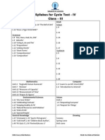 Syl Class 3 Cycle Test 4