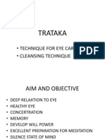 Trataka: - Technique For Eye Care - Cleansing Technique