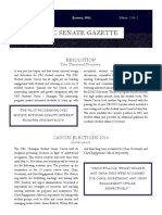 UBC Senate Gazette January 2014