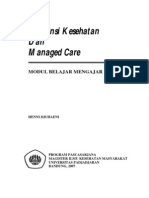 Asuransi Kesehatan Dan Managed Care