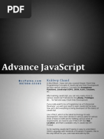 Advance Js in Hindi