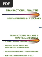 Transactional Analysis: Self Awareness - A Journey