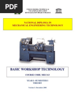 MEC 113 Theory Basic Workshop