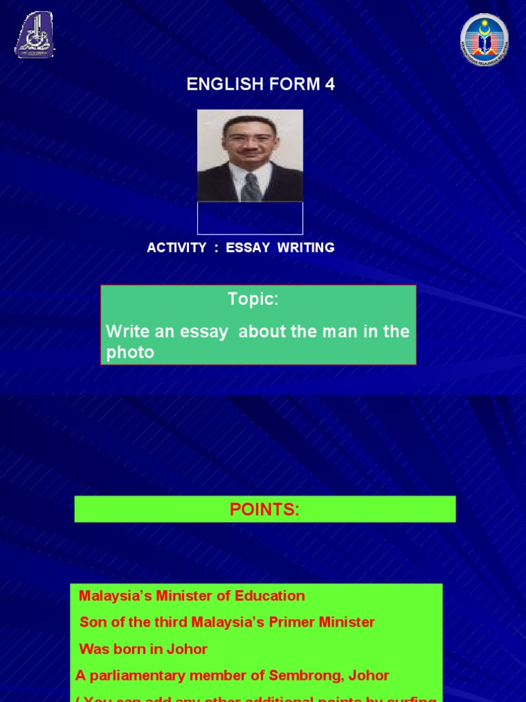 English Form 4: Activity: Essay Writing | PDF