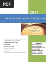Group 3 - Freemark Abbey Winery Case Analysis