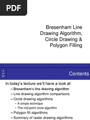 Line Algorthim