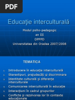 CURS Educatie Interculturala