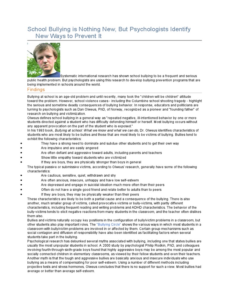 Bullying thesis scribd 07 image