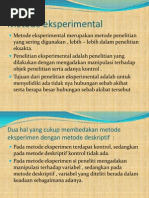 Download Metode eksperimental by Nila Mutia Dewi SN208134751 doc pdf