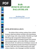 Hukum Jenayah Dalam Islam-Syed Othman