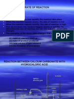Rate of Reactionradiah