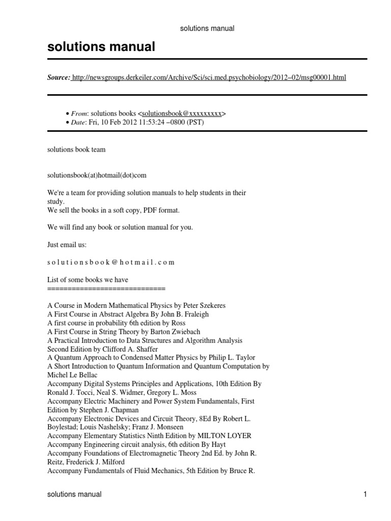 Operating systems internals and design principles 7th edition solution manual pdf