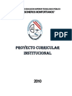 Proyecto Curricular Institucional: "Misioneros Monfortianos"