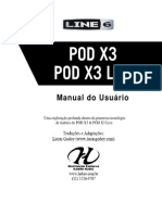 POD X3 Manual Do Usuário Português BR