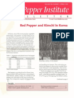 Red Pepper and Kimchi in Korea. Hot Chile Institute 99 Spring