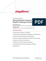 Rising Domestic Demand and Net Exports Underpin German Growth