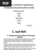 Download Contoh-contoh Transaksi Ekonomi Dalam Dunia Islam by Iparindo SN208140451 doc pdf