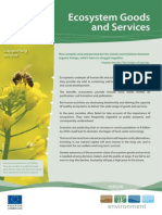 Ecosystem Goods and Services: U P o R e