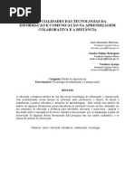 APRENDIZAGEM COLABORATIVA E A DISTÂNCIA-SENAC