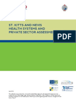 ST Kitts and Nevis Health Systems and Private Sector Assessment FINAL AUG 2012