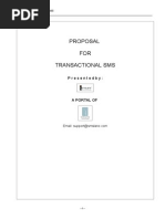 SMSLaneProposal Transactional Sms