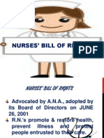 Nurse's Bill of Rights