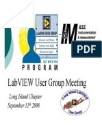 Labview User Group Meeting: Long Island Chapter September 11 2008