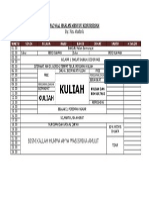 Jadwal Harian Menuju Kesuksesan