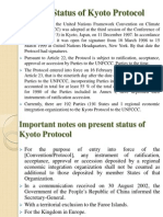 Kyoto Protocol Status: 192 Parties