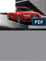 Audi RS 4 Avant Catalogue (UK)