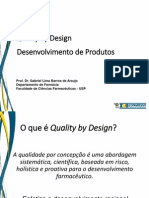 Quality by Design Uma Nova Perspectiva para A Industria Farmaceutica - Dr. Gabriel Araujo