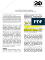 Effect of Temperature On Heavy Oil - Water Relative Permeabilities