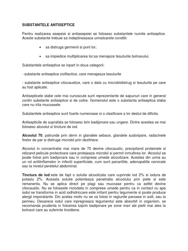 FustÄƒ FiÈ›i DescurajaÈ›i GleznÄƒ Ce Rol Au Substantele Antiseptice Afterschoolprogramsoflancaster Org
