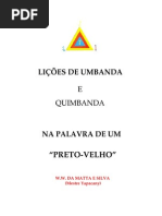 da Matta e Silva - Umbanda Esotérica Esoterismo Ocultismo Magia - Lições de Umbanda e Quimbanda na Palavra de um Preto velho