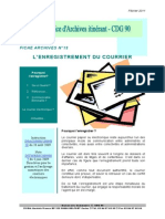 Fiche 13 Courrier