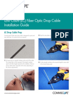 Low Count (LC) Fiber Optic Drop Cable Installation Guide: Application Report