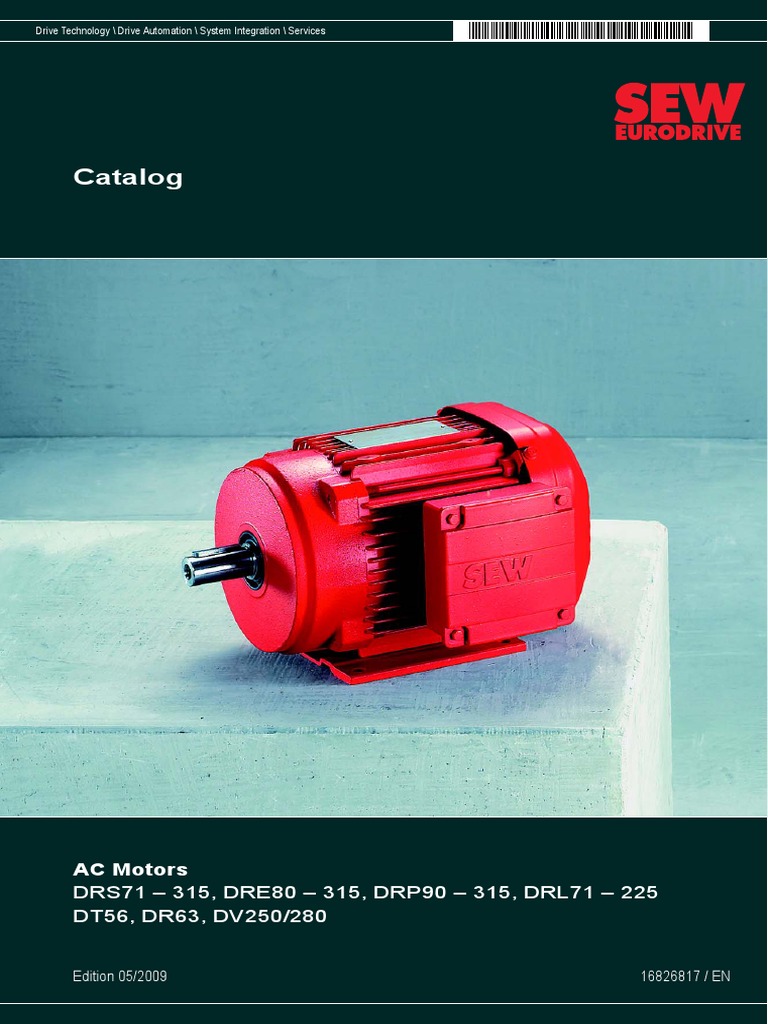 Katalog DR.. Motora, PDF, Electric Motor