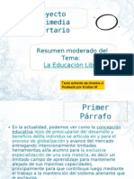 PML. La Educación Libre