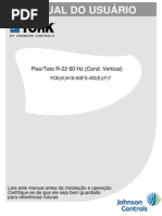 Manual de Usuario Split York Piso Teto Prime