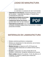 Capacidad de Manufactura