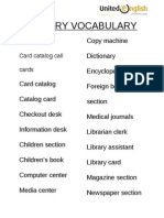 Library Vocabulary 1-20
