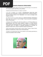 BIOGRAFÍA FRANCISCO PÉREZ MUÑOZ