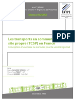 Mémoire ENTPE - TCSP en France